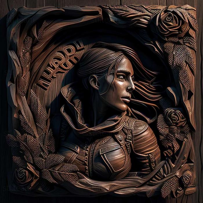 3D модель Игра Rise of the Tomb Raider, посвященная 20-летию (STL)